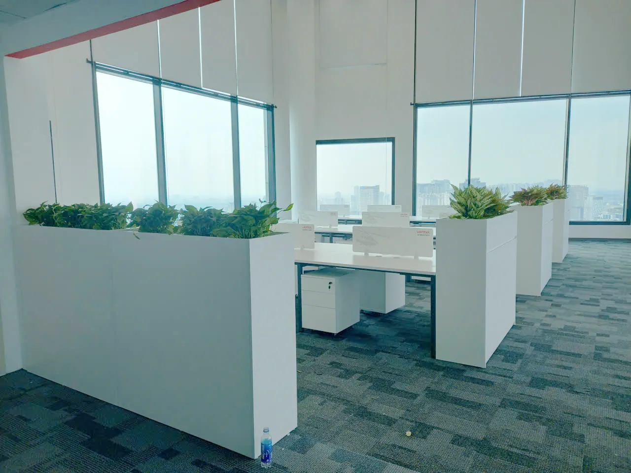 Dự án thiết kế cây xanh văn phòng tại tòa nhà Vinacomin Tower tại Cầu Giấy Hà Nội của Green Homes